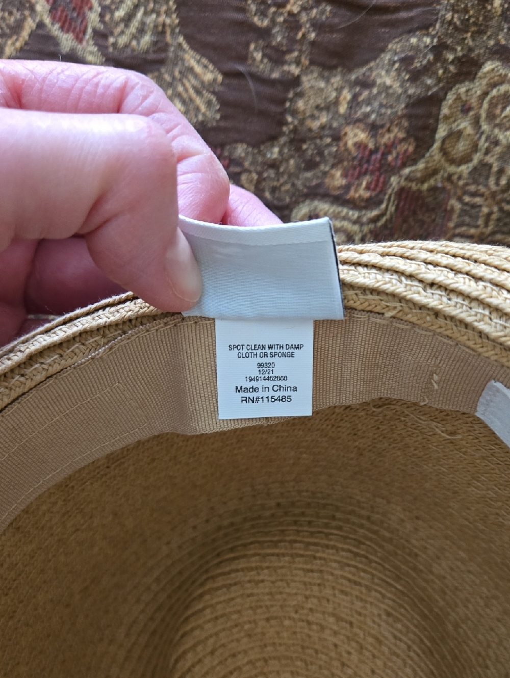 Sonoma Woven Fedora Like Hat - Picture 8 of 8